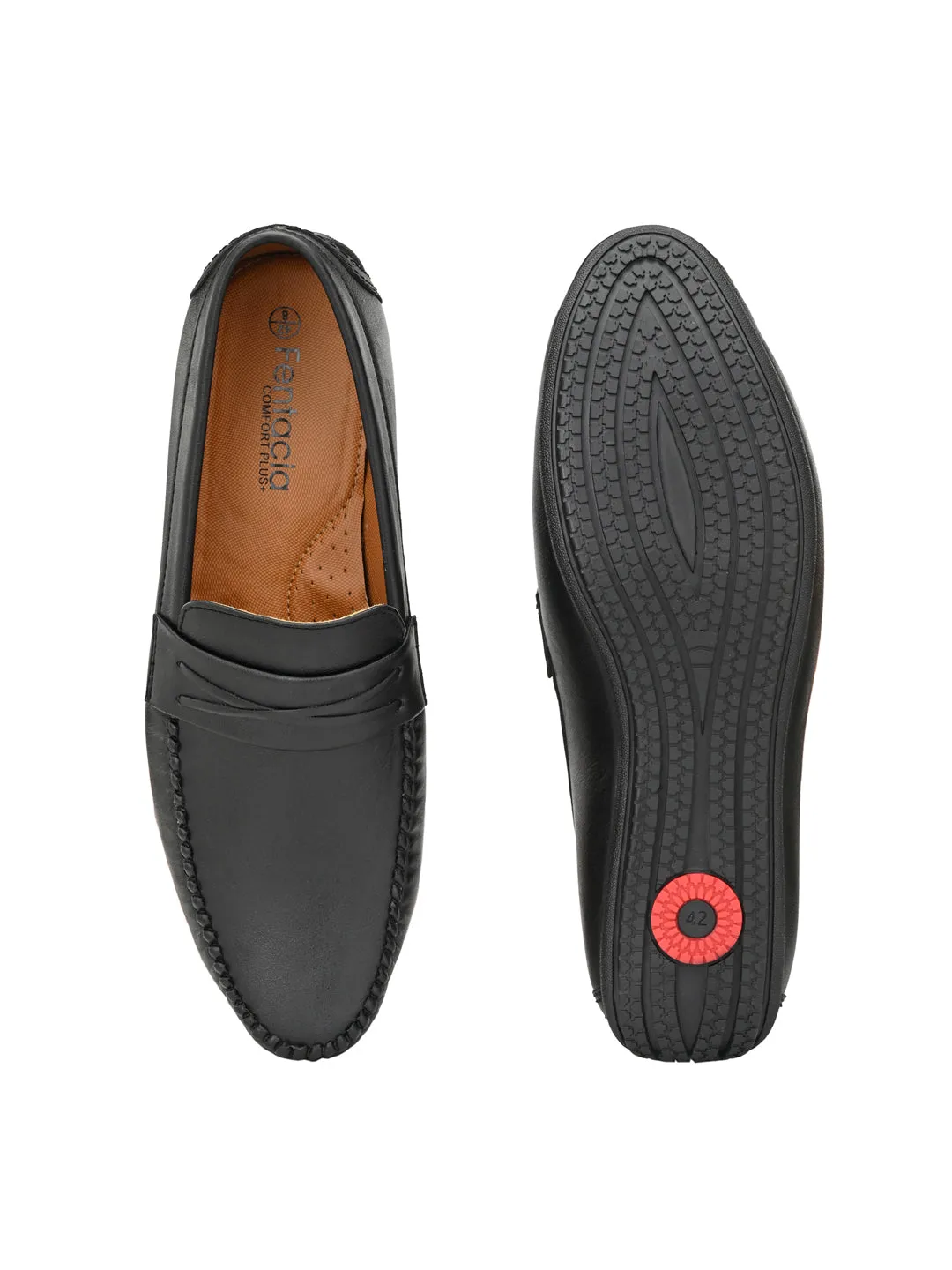 Fentacia Men Black Casual Loafers