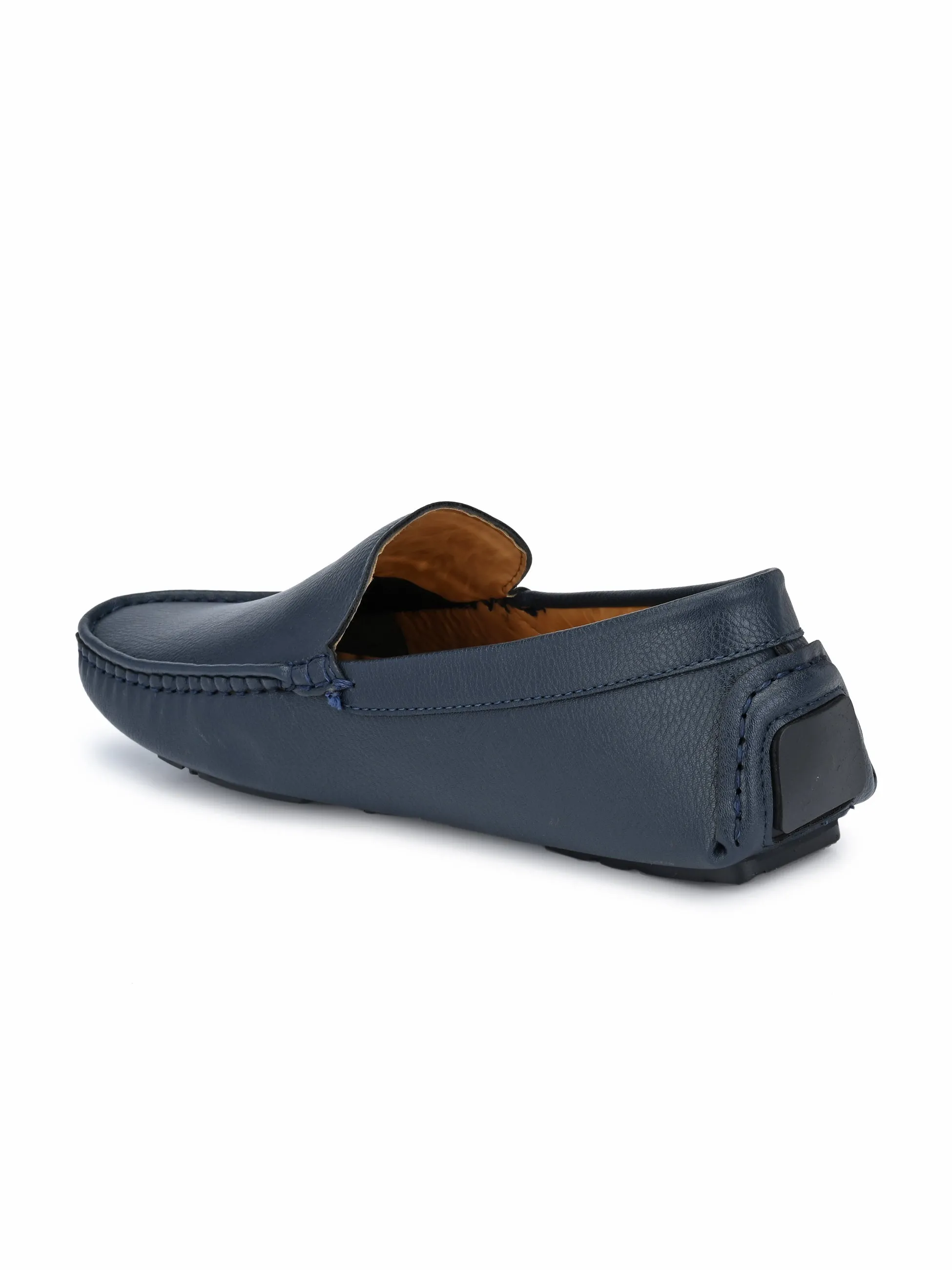 Fentacia Men Black Driving Loafers