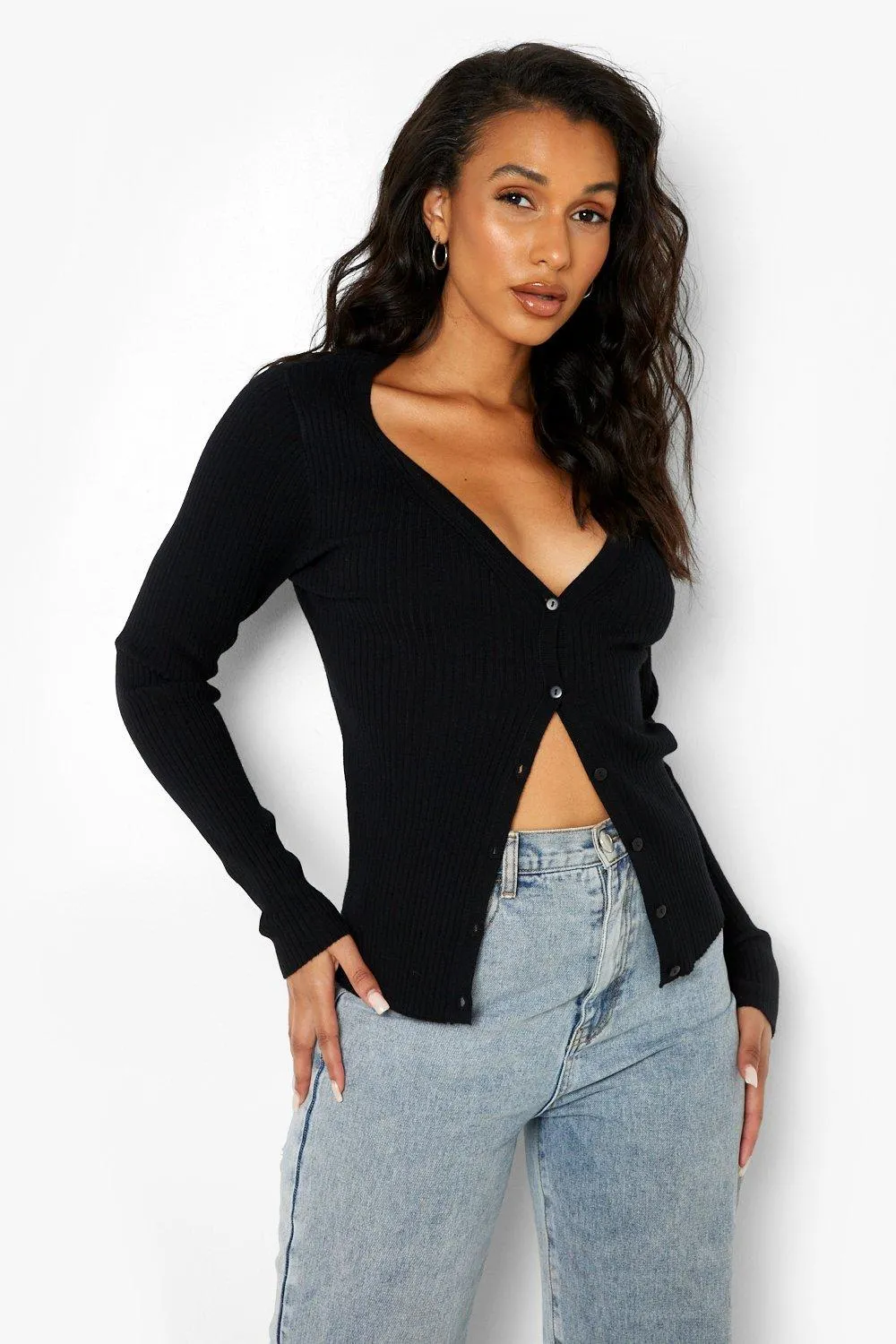 Fine Gauge Crop Cardigan