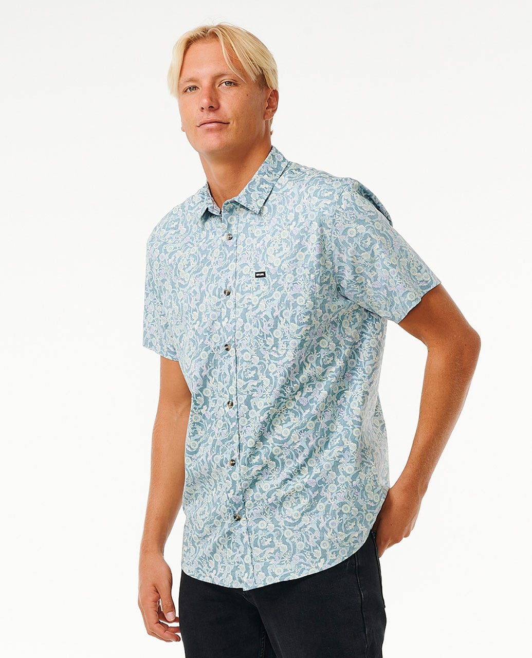 Floral Reef Short Sleeve Shirt