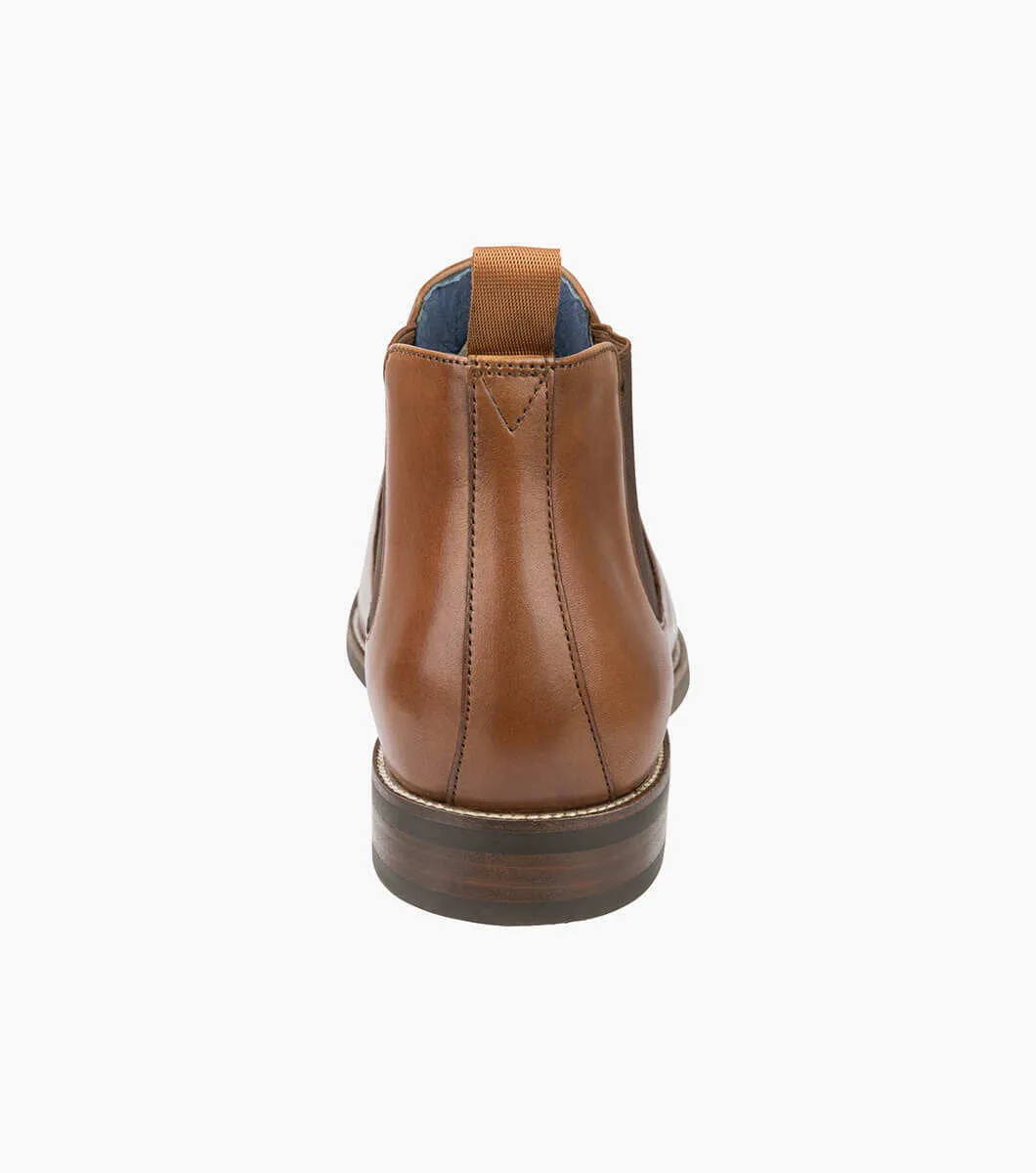 Florsheim Ceduna Plain Toe Chelsea Boot - Cognac