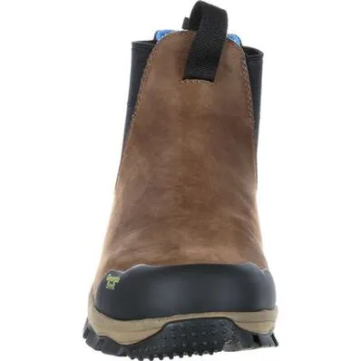 GEORGIA BOOT BLUE COLLAR CHELSEA WATERPROOF WORK ROMEO BOOT