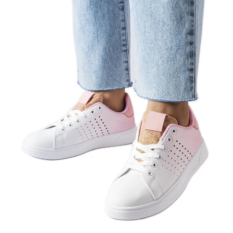 Gordon ombre effect sneakers white