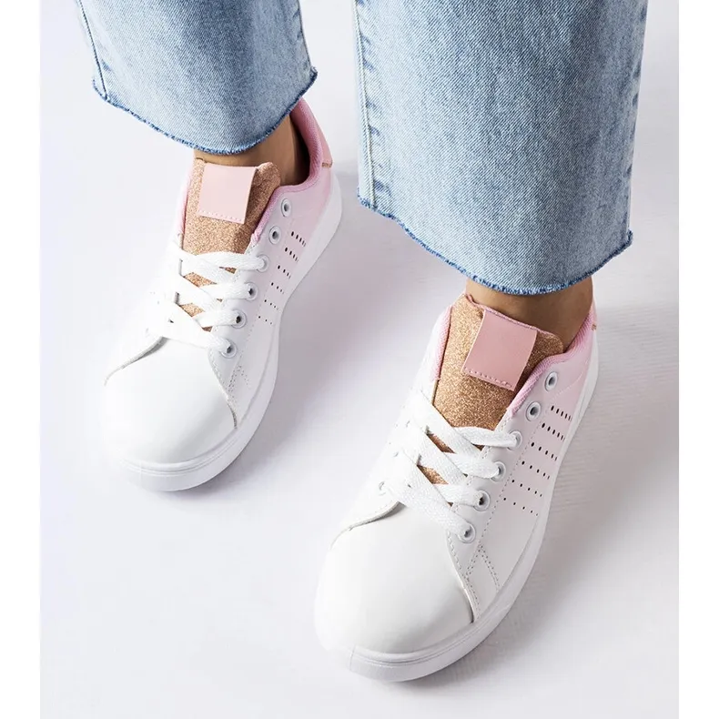 Gordon ombre effect sneakers white