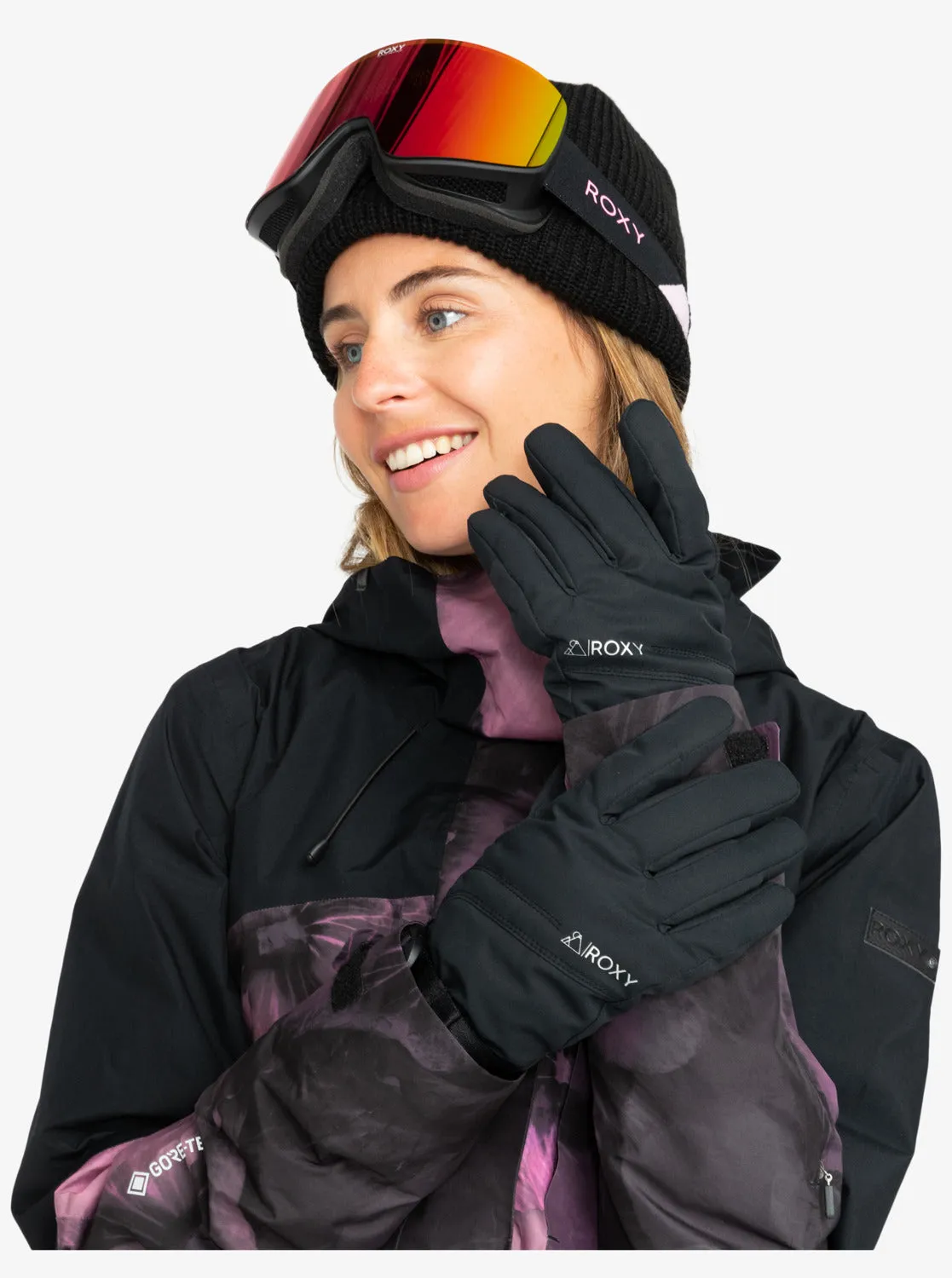 Gore-Tex Fizz Insulated Snowboard/Ski Gloves - True Black