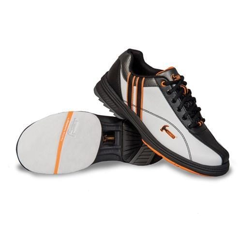 Hammer Womens Vixen White Black Orange Right Hand Wide Bowling Shoes