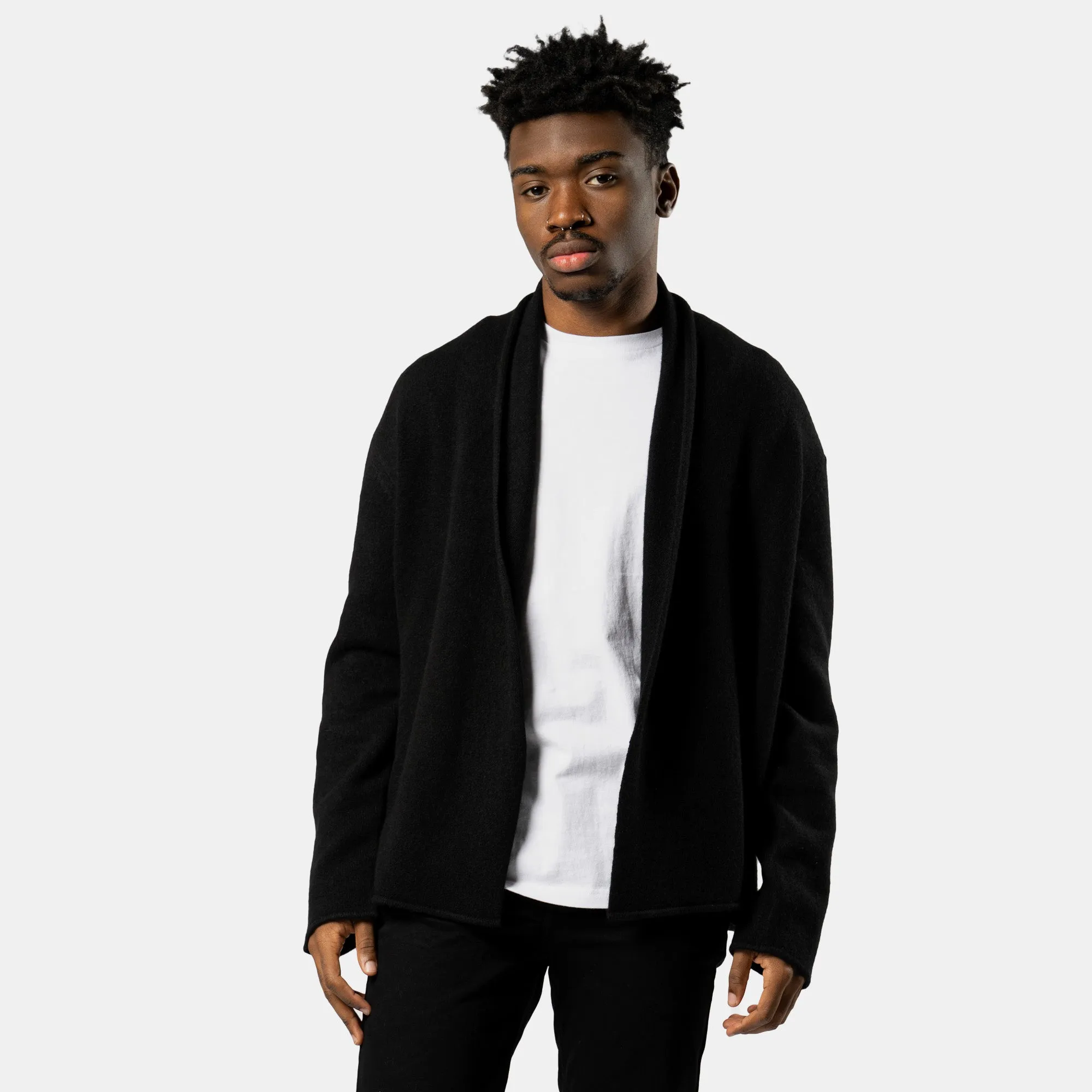 Harden Cactus Cardigan - Black