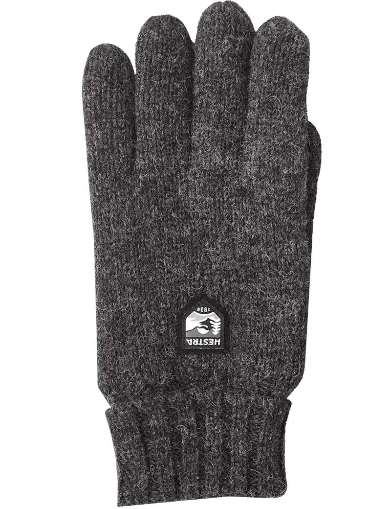 Hestra Basic Wool Gloves Charcoal