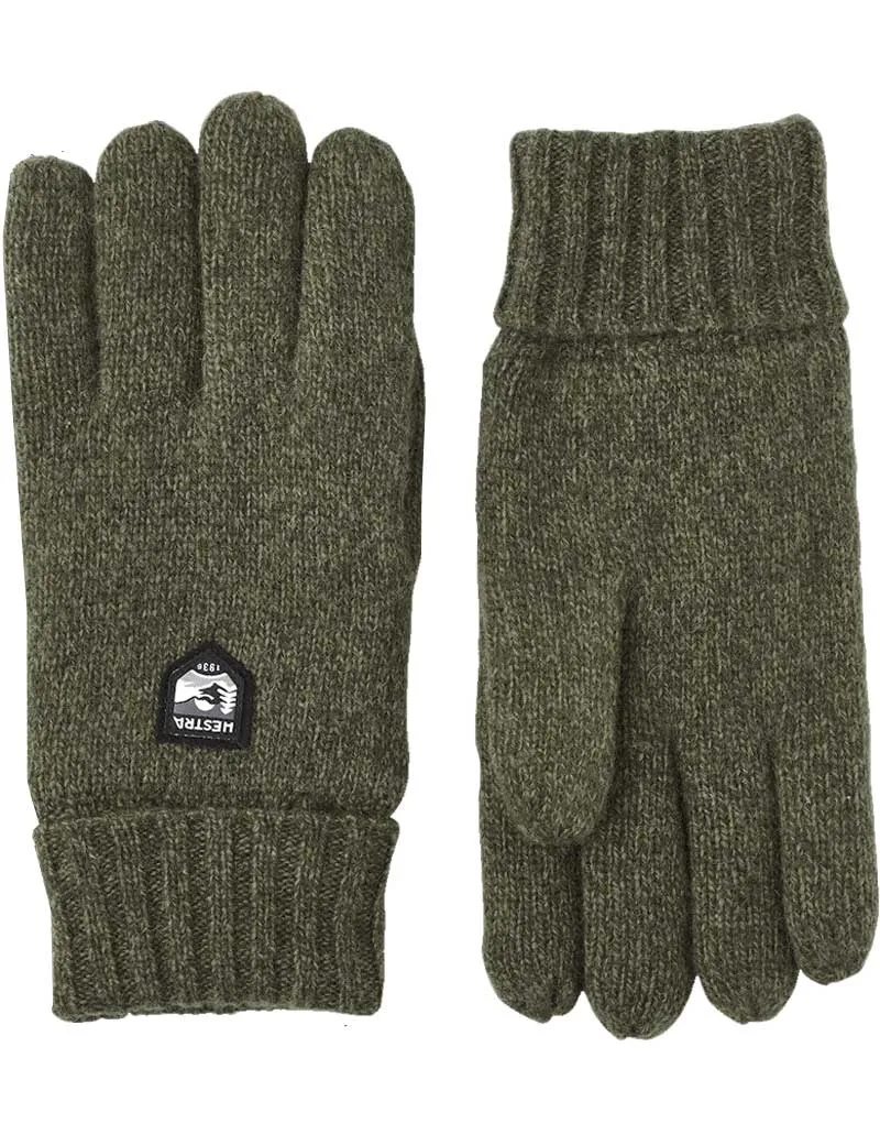 Hestra Basic Wool Gloves Olive