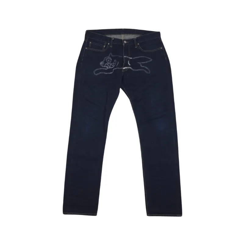 Jeans BBC Ice Cream Running Dog Dark Navy