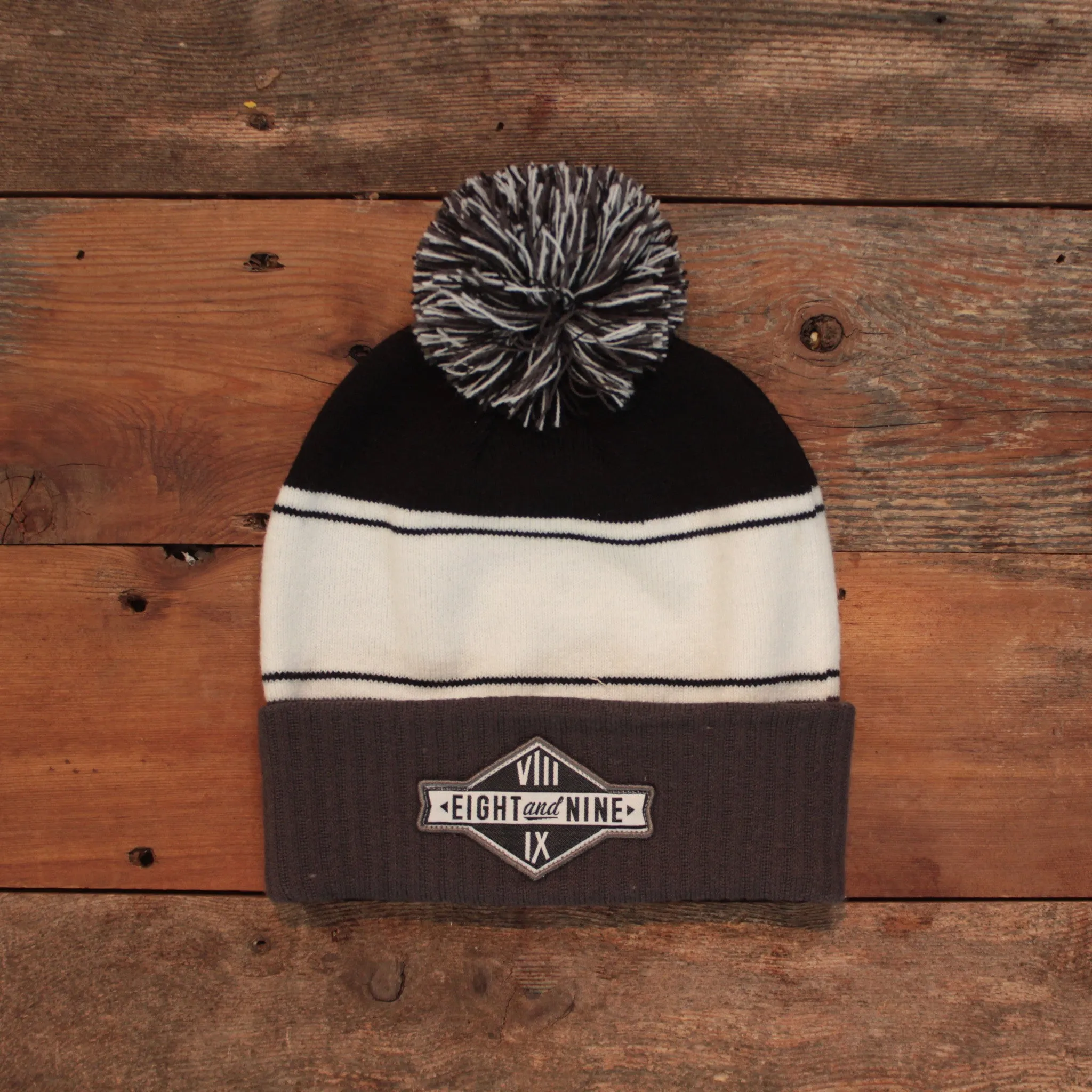 John Deer Cuffed Beanie Steel