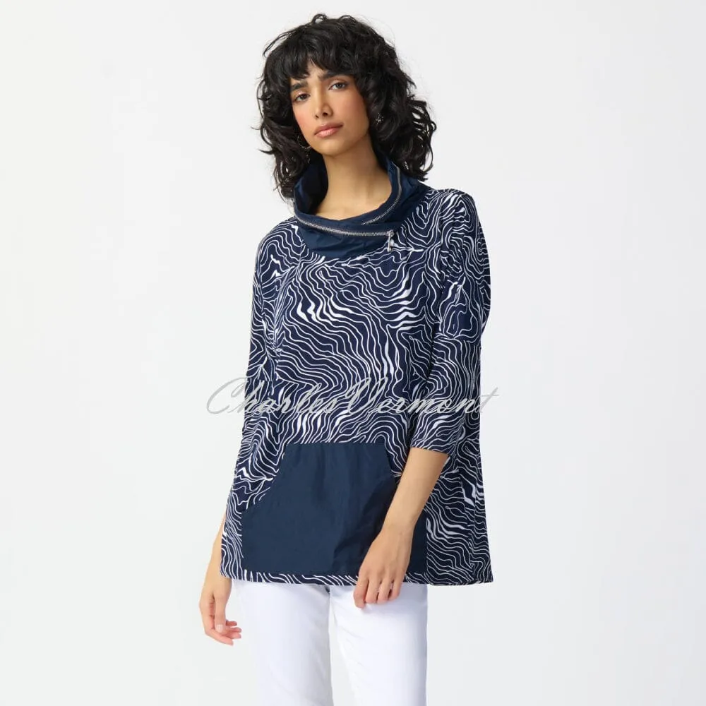 Joseph Ribkoff Abstract Print Top - Style 241144