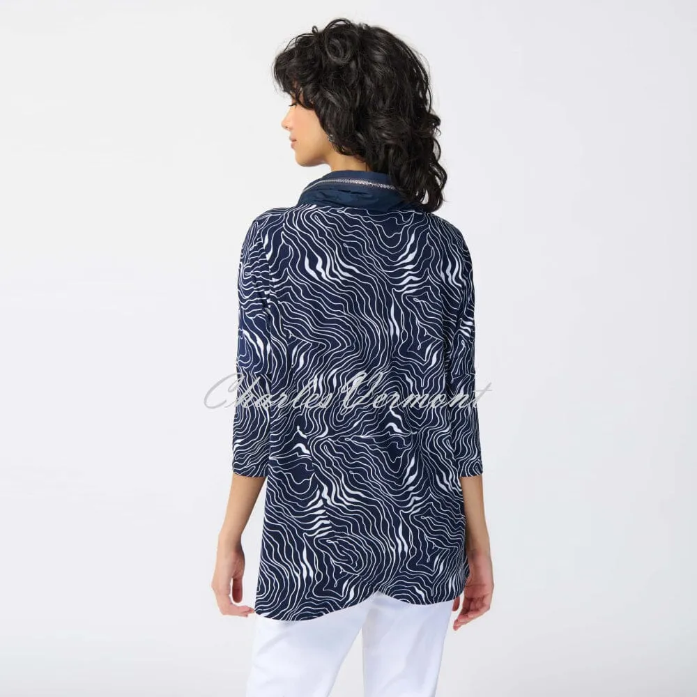 Joseph Ribkoff Abstract Print Top - Style 241144