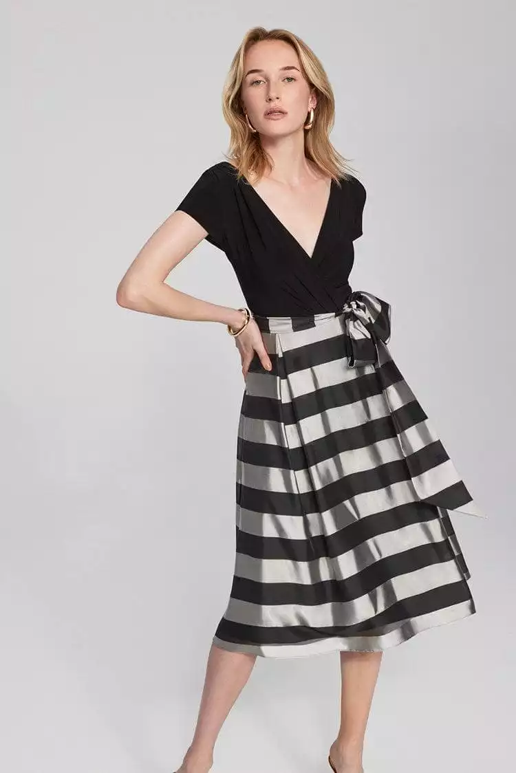 Joseph Ribkoff Black/Silver Dress - 241748