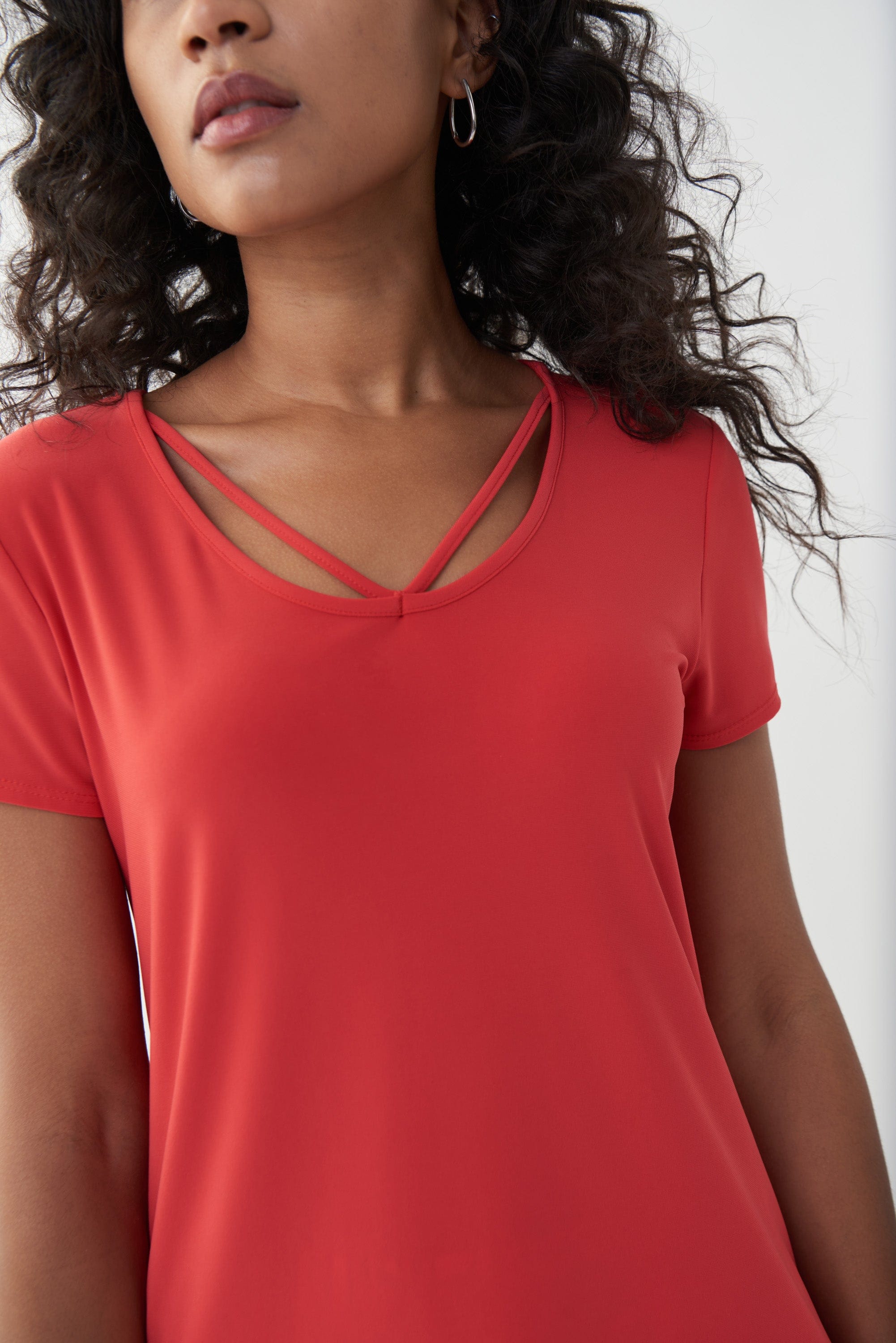 Joseph Ribkoff Cut Out Detail Top - 222136