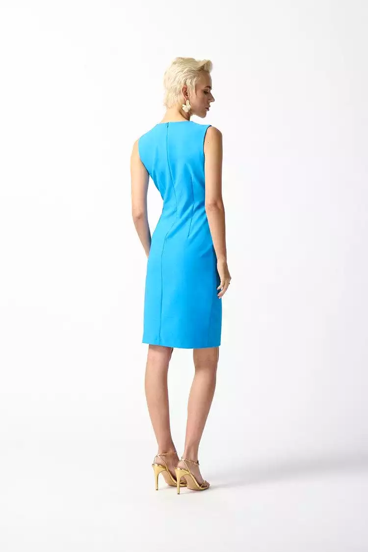 Joseph Ribkoff Lux Twill Sleeveless Sheath Dress - 242151