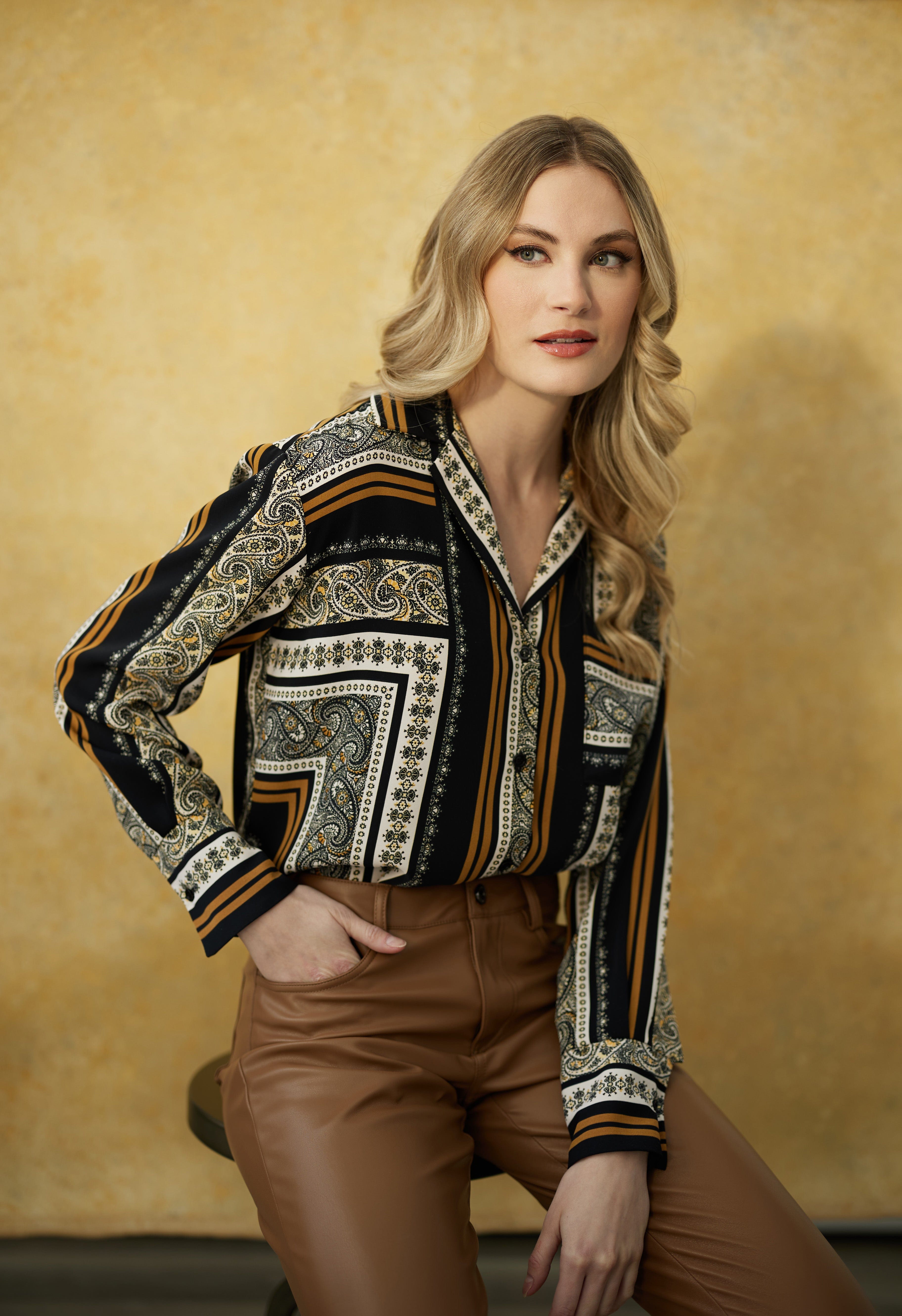 Joseph Ribkoff Paisley Blouse - 223251