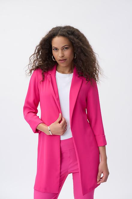 Joseph Ribkoff Raspberry Sorbet Classic Long Blazer-211361