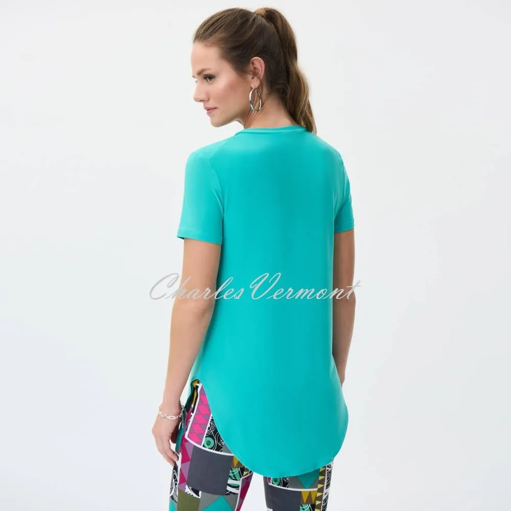 Joseph Ribkoff Rounded Hem Top - Style 183220 (Palm Springs)