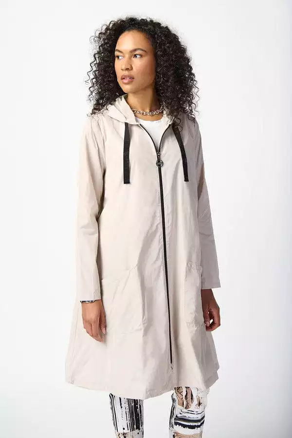 Joseph Ribkoff Zip Front Flared Coat - 241068