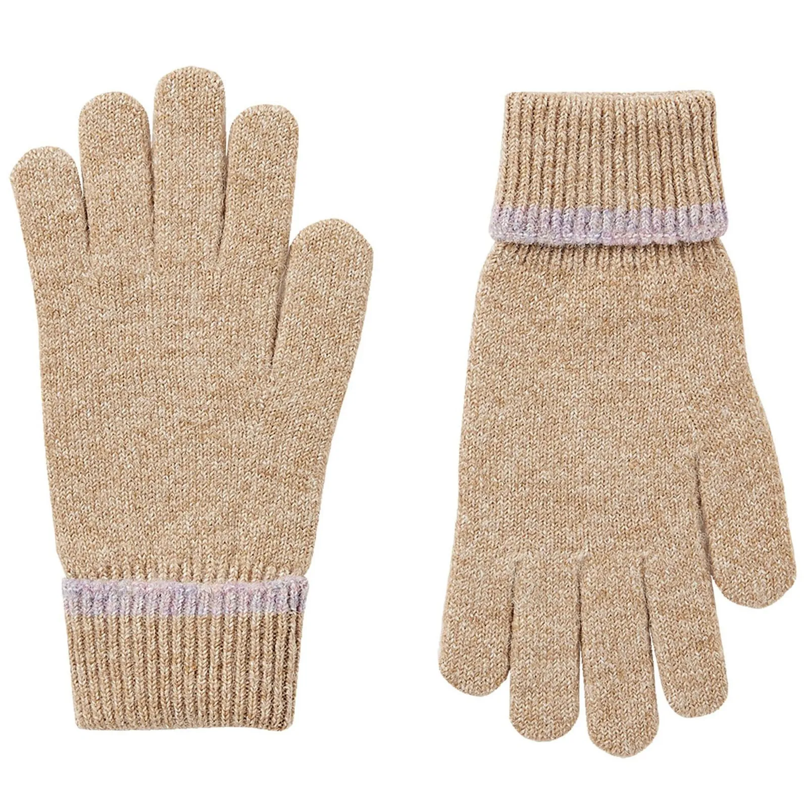 Joules Womens Eloise Knitted Cuffed Gloves