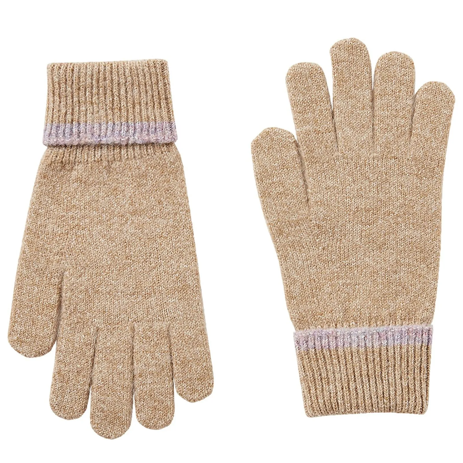 Joules Womens Eloise Knitted Cuffed Gloves