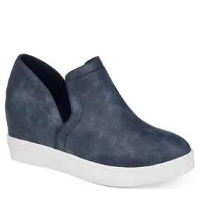 Journee Collection  WOMENS CARDI WEDGE SNEAKER