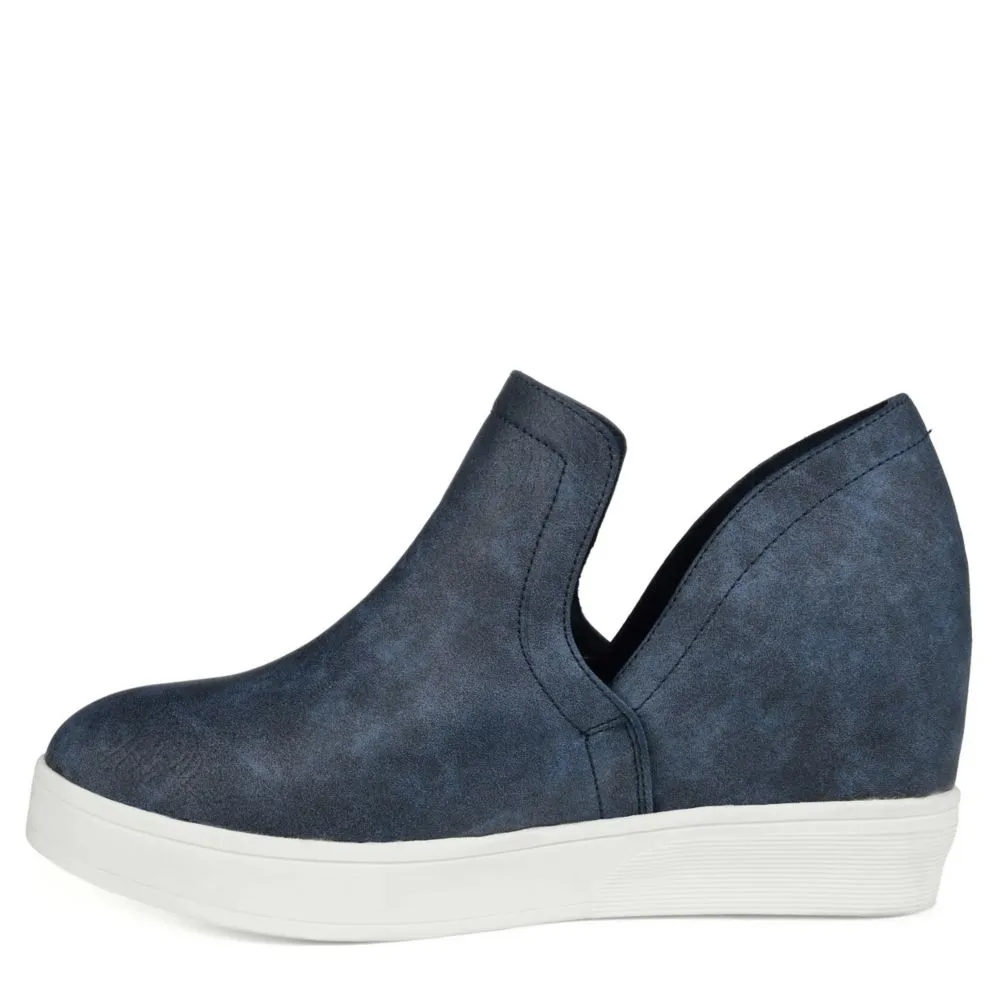 Journee Collection  WOMENS CARDI WEDGE SNEAKER