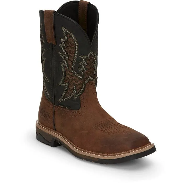 Justin Men's - 11 Bolt Stampede Vent Work Boot - Nano Comp Toe