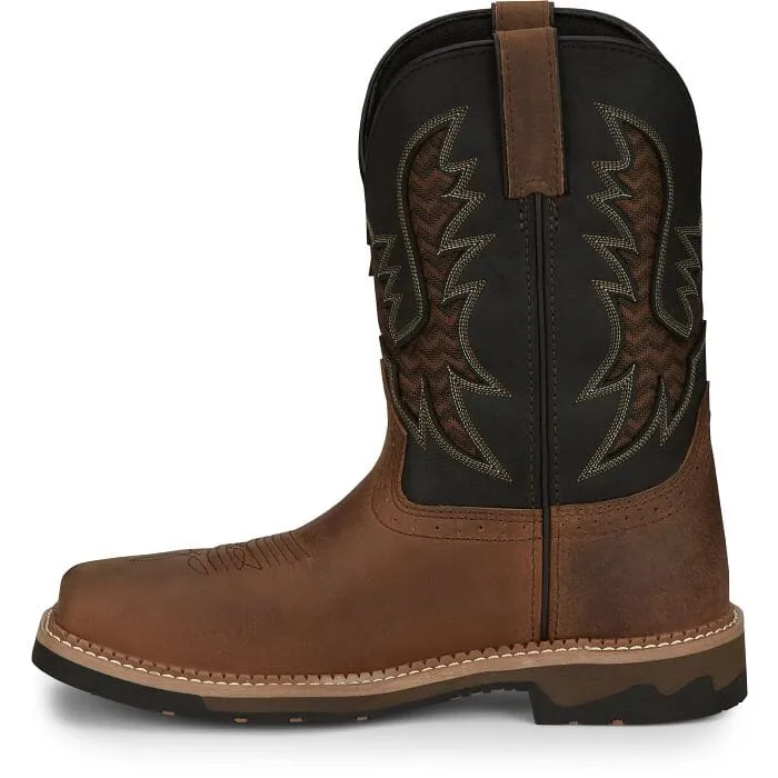 Justin Men's - 11 Bolt Stampede Vent Work Boot - Nano Comp Toe