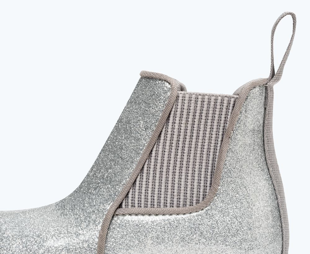 Kensington Treklite Kid's Chelsea Boot - Silver Glitter