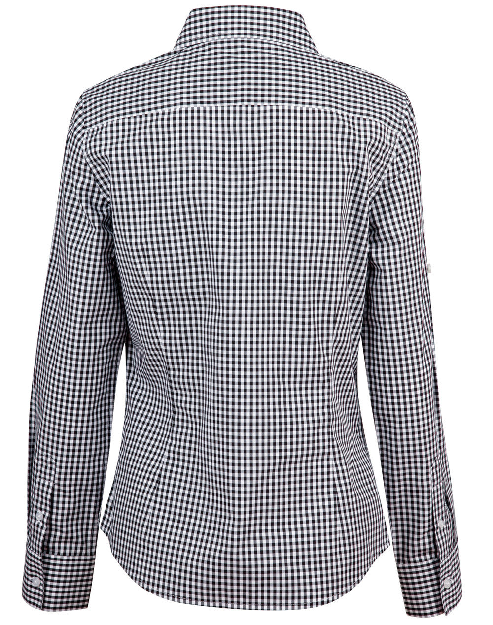 Ladies Gingham Check Long Sleeve Shirt - 3 colors