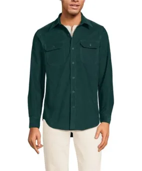 Lands' End Men's Long Sleeve Corduroy Shirt