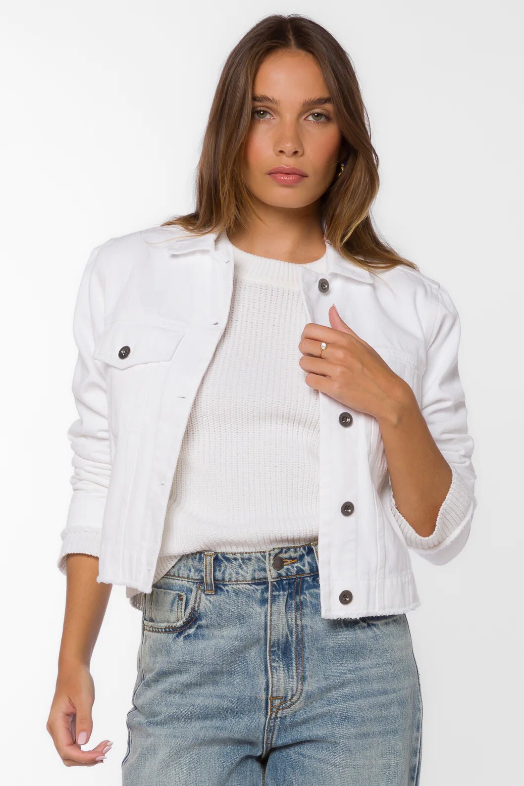 Laure Optic White Jacket {Velvet Heart}