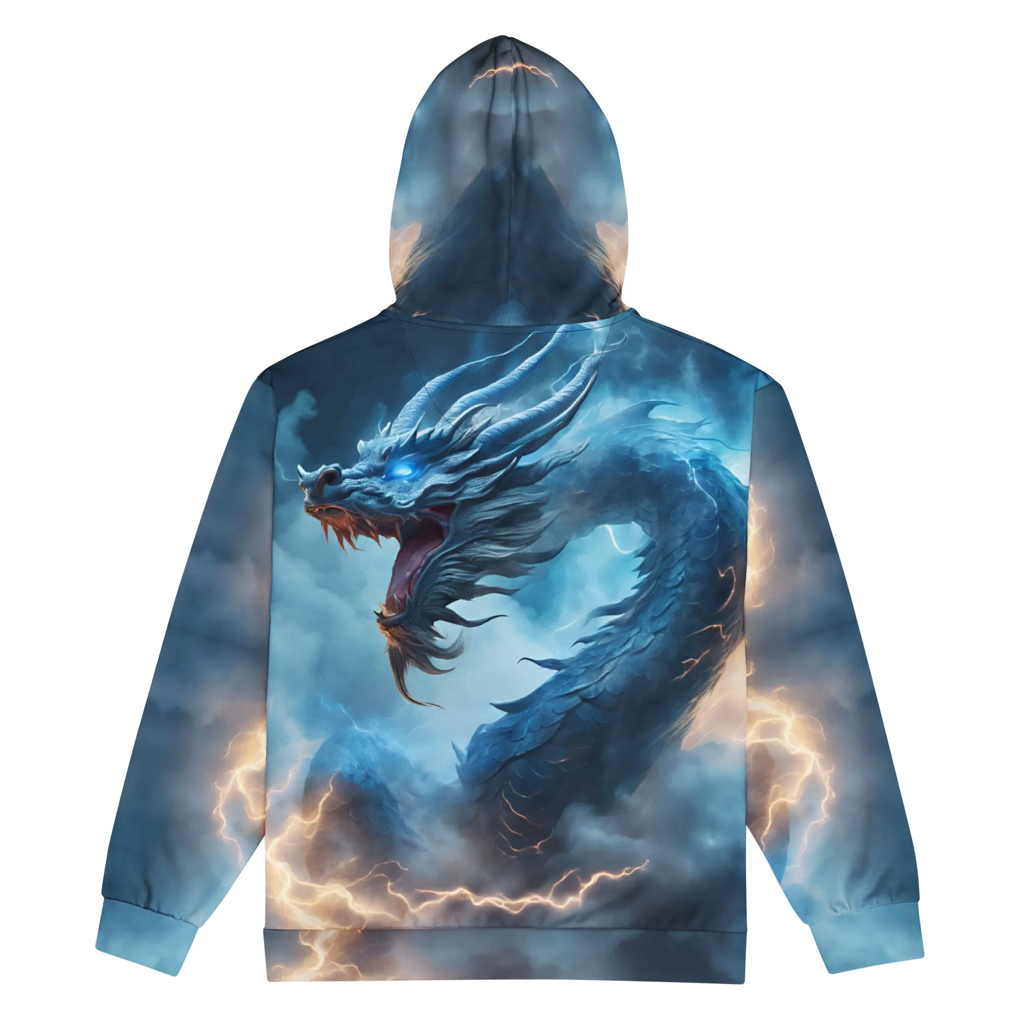 Lightning Dragon Unisex Zip Hoodie