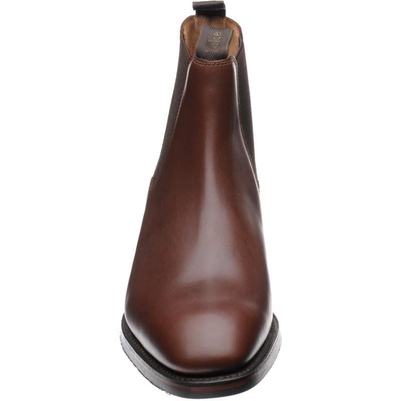 LOAKE Chatsworth Chelsea boot- Brown Waxy calf