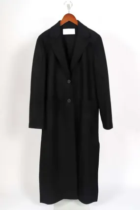 Long Boxy Coat - Black