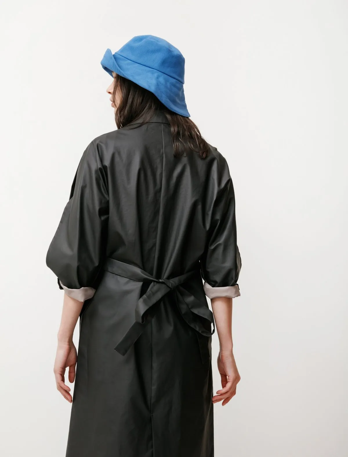 Lourdes Coat Dress - Black