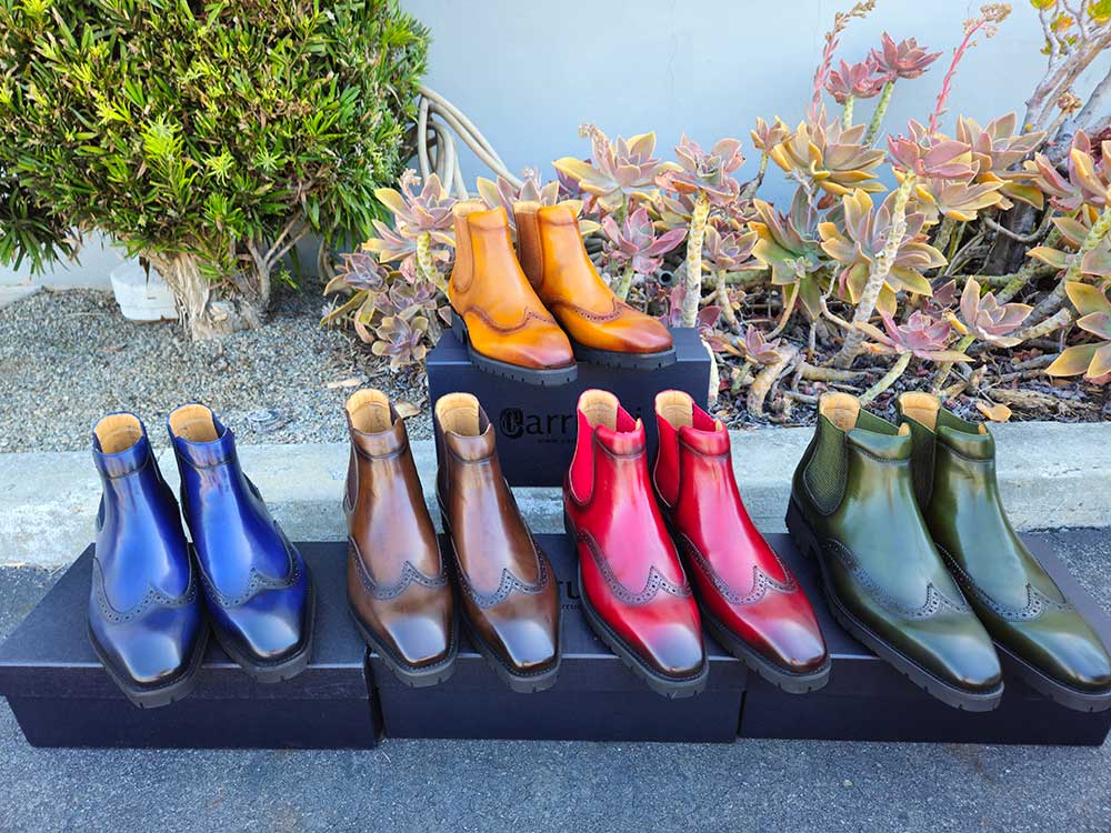 Lug Sole Chelsea Boot with Wingtip Toe