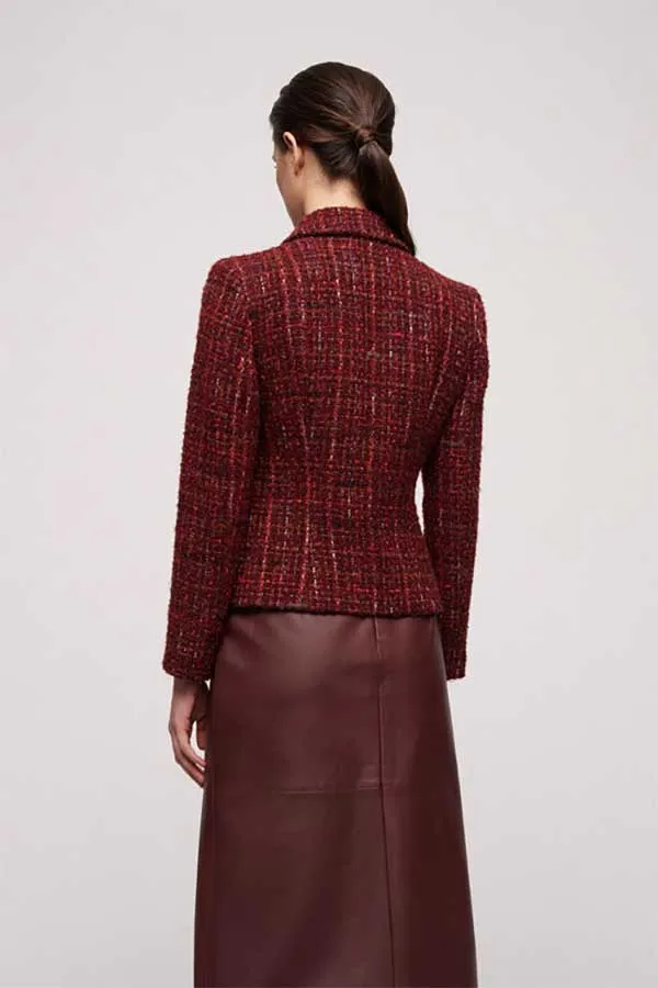 Luisa Spagnoli SLALOM DOUBLE-BREASTED WOVEN JACKET