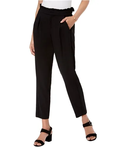 Maison Jules Womens Pleated Casual Trouser Pants