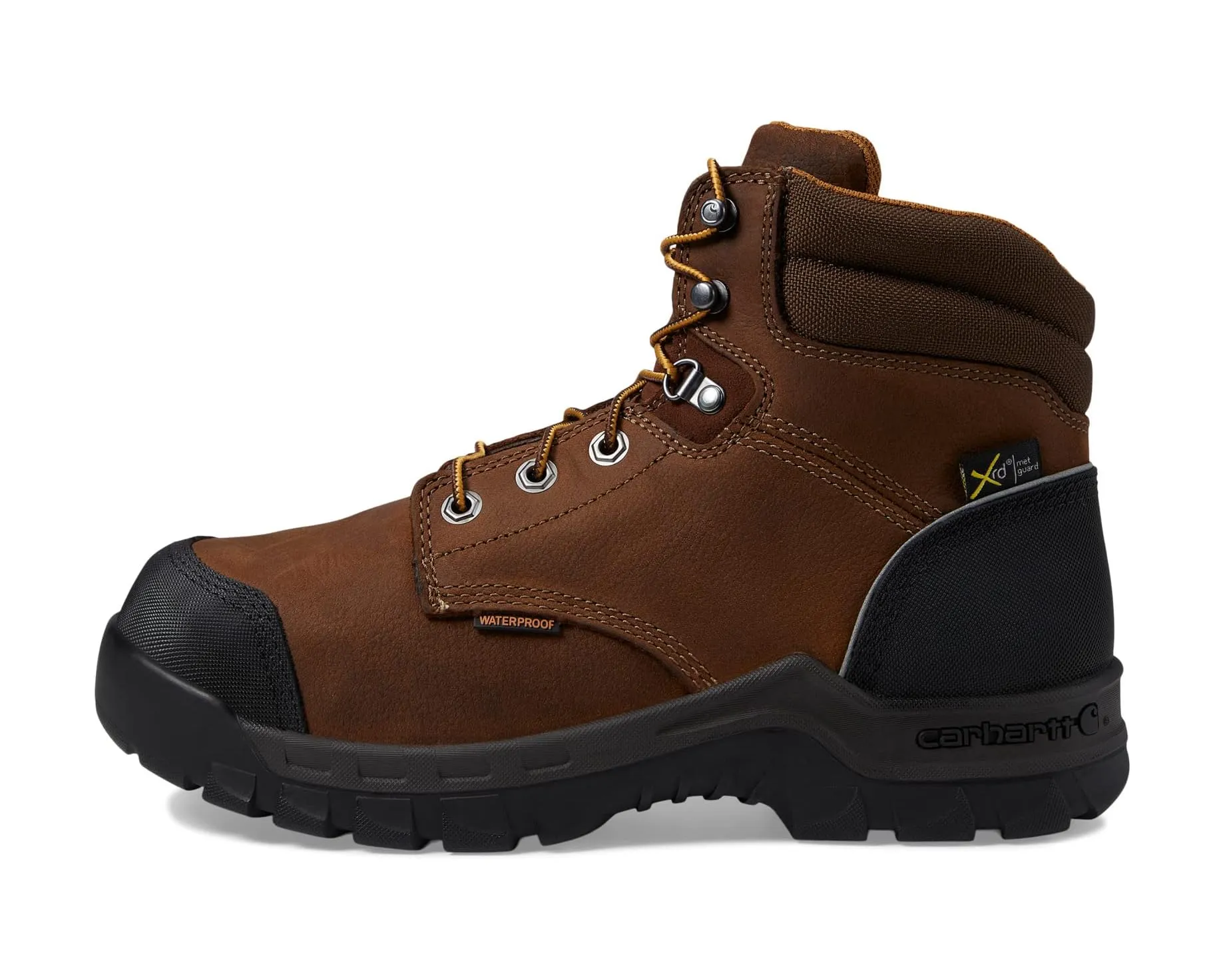 Men's Carhartt Rugged Flex Waterproof Internal Met Guard Comp Toe 6 Work Boot (Wide)