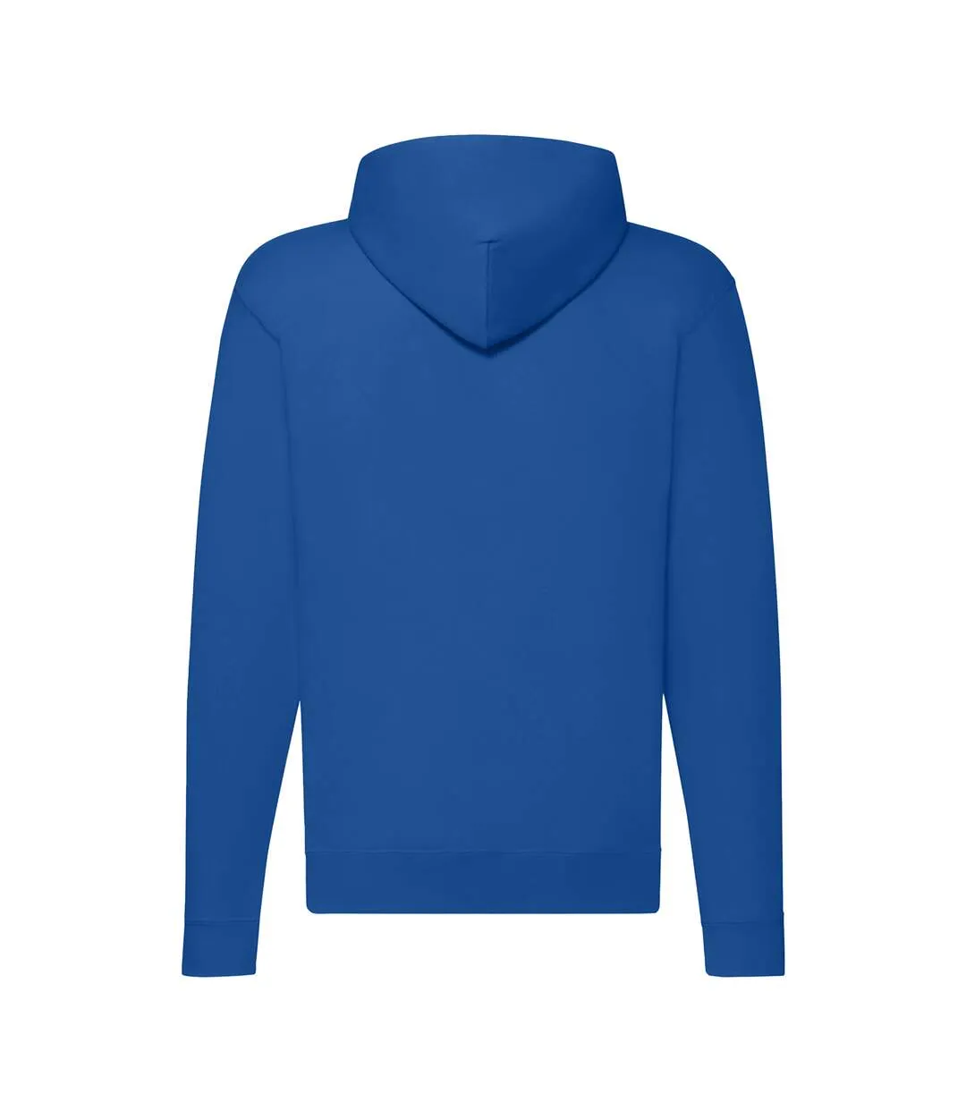 Mens classic zipped hoodie royal blue Fruit of the Loom