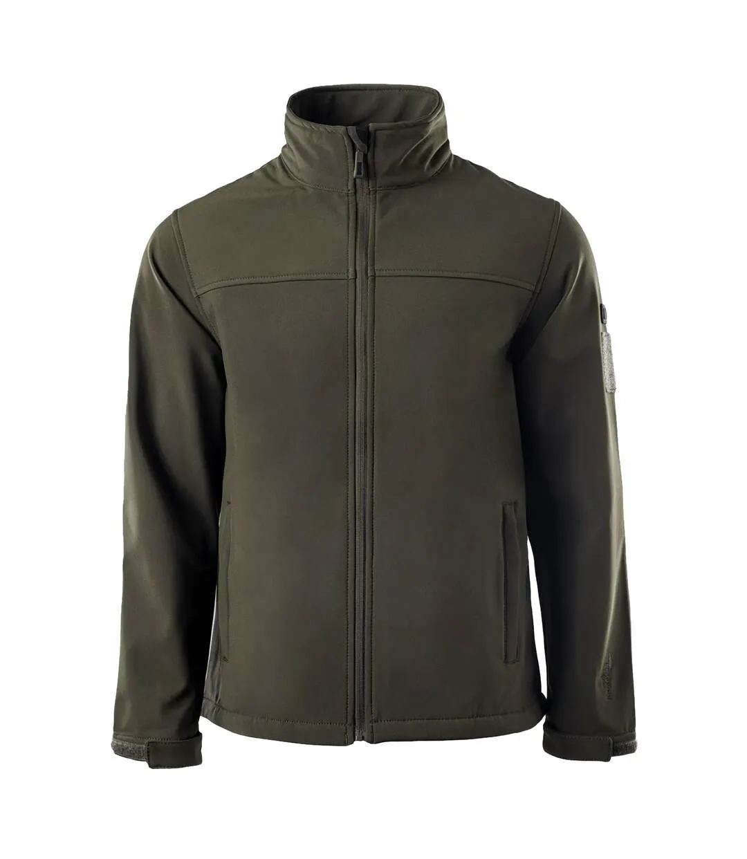 Mens deer soft shell jacket olive green MAGNUM