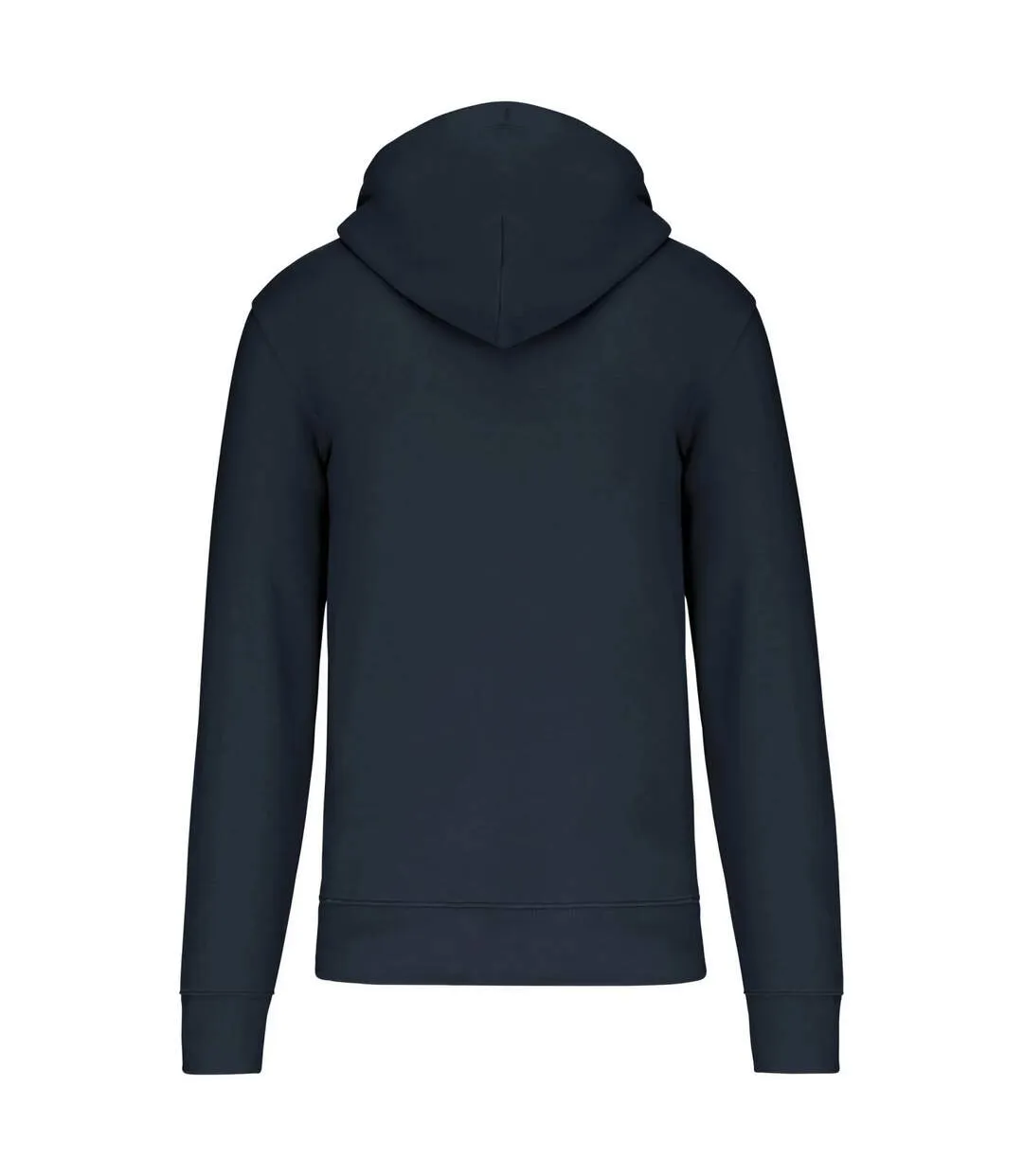 Mens eco friendly full zip hoodie navy Kariban