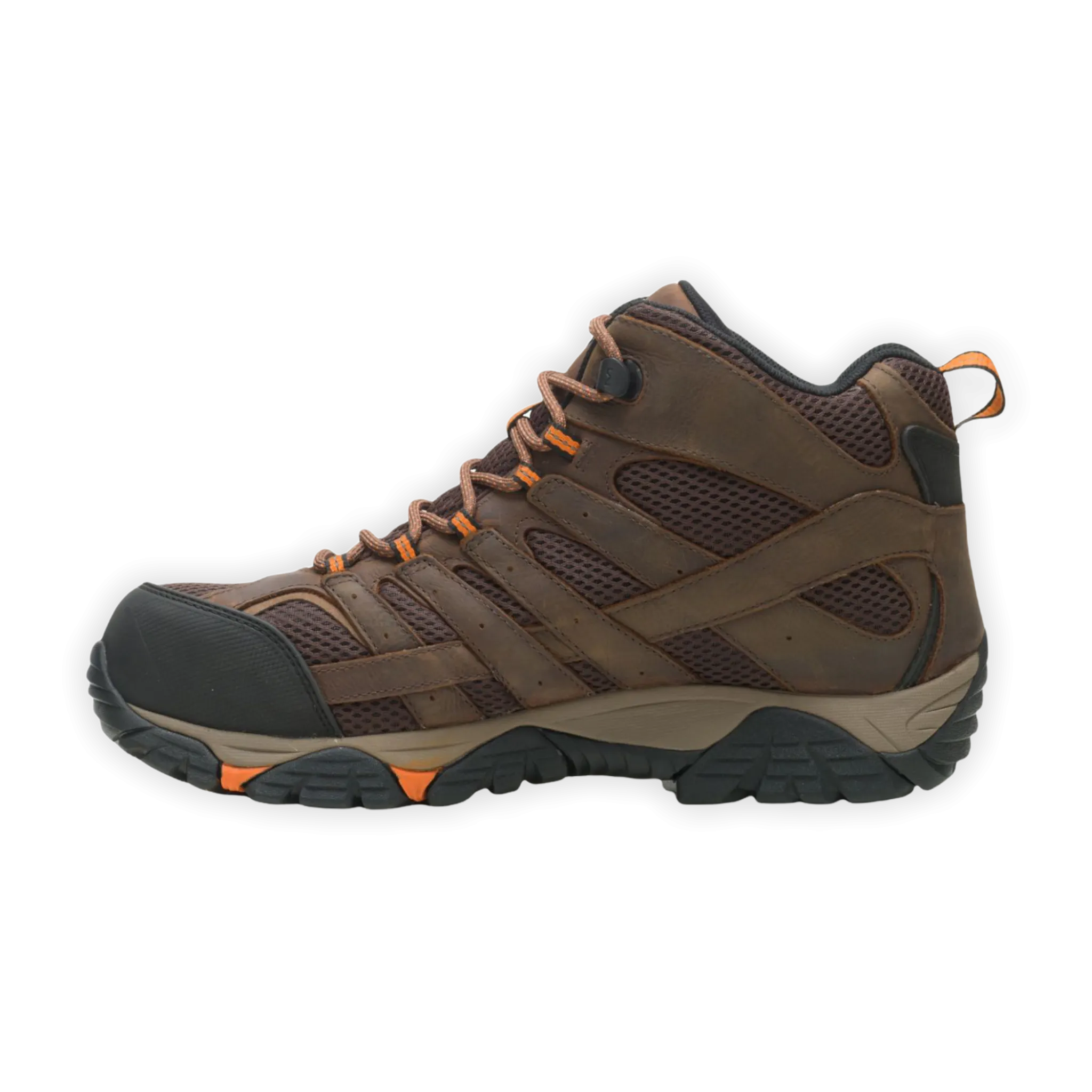 Men's Moab Vertex Mid Waterproof Comp Toe Work Boot Wide Width