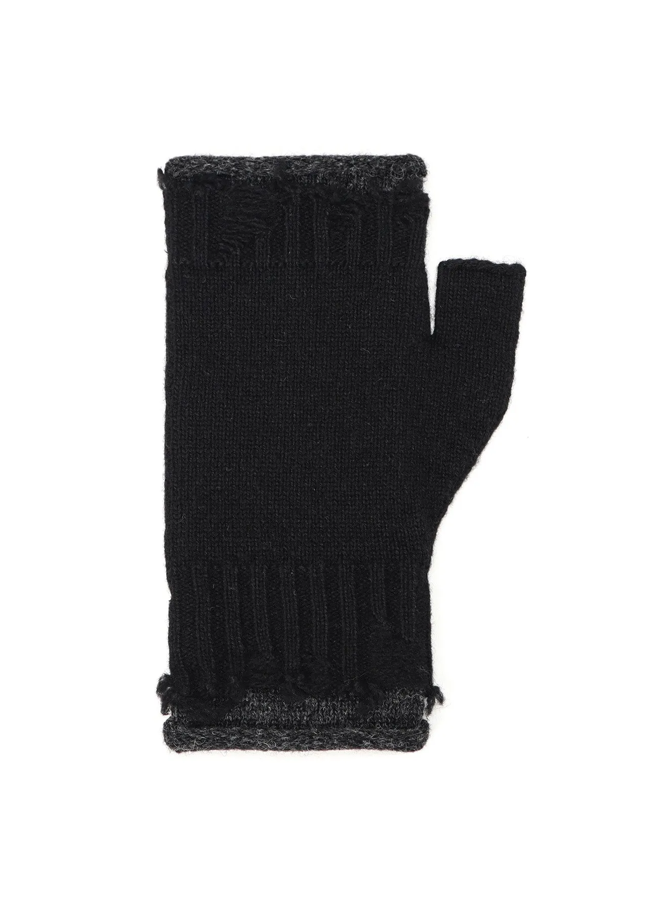 MILANO LAMB DAMAGED FINGERLESS GLOVES