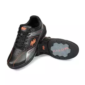 Motiv Mens Propel Black/Carbon/Orange Left Hand Bowling Shoes