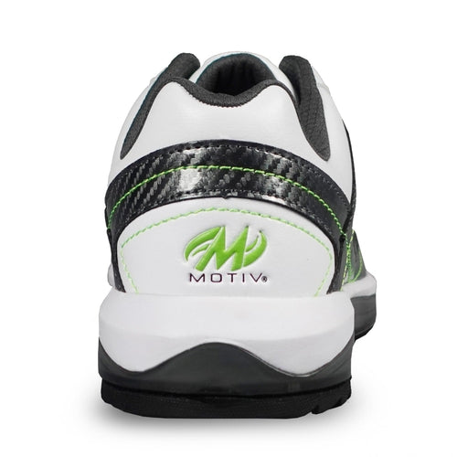 Motiv Mens Propel FT White/Carbon/Lime Right Hand Bowling Shoes