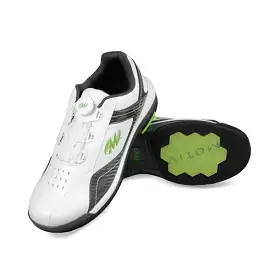 Motiv Mens Propel FT White/Carbon/Lime Right Hand Wide Bowling Shoes